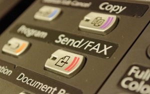 fax machine buttons